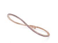Bracciale Poesia Donna SATURNO in Oro Zaffiro rosa 1.50 Ct BTESAK145SP3175 - BTESAK145SP3175